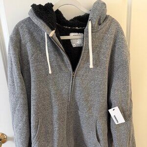 Sonoma Goods For Life Sherpa-Lined Zip Hoodie – Men’s XXL (NWT)